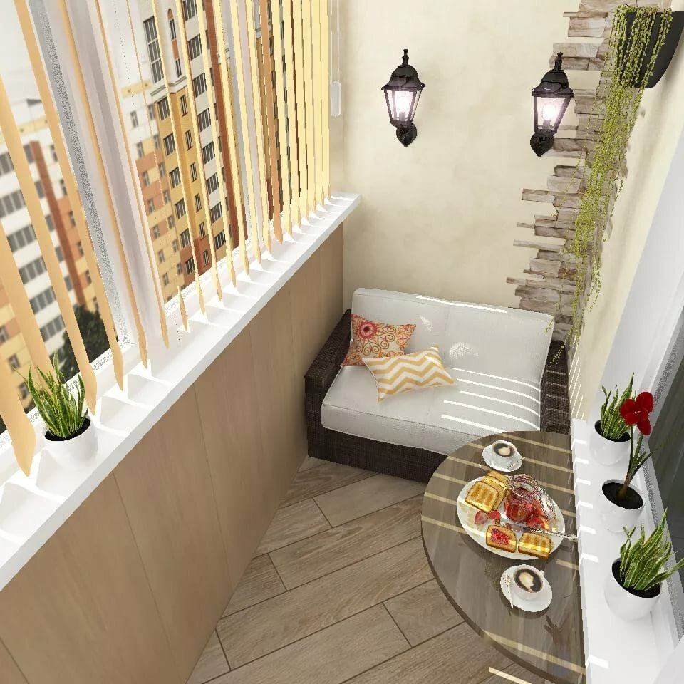 Дизайн Маленького Балкона В Квартире Фото