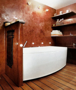 Венецианская штукатурка ванная
