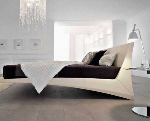 Односпальная кровать в стиле хай тек
