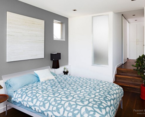 Дизайн спальни серого цвета в современном стиле