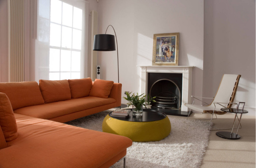 Дизайн диванной зоны в гостиной