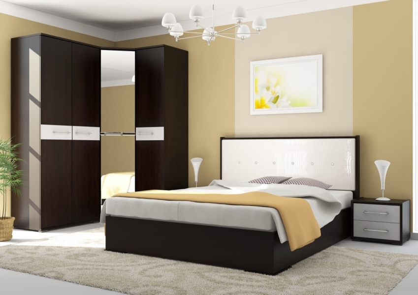 Дизайн стенки для спальни